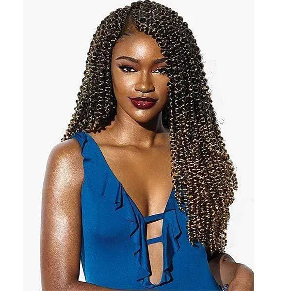 Sensationnel African Collection Aqua Tex Pre-Layered Crochet Braid - 3X RUWA WATER WAVE 18"