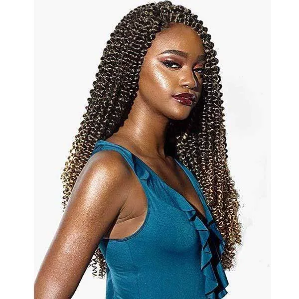 Sensationnel African Collection Aqua Tex Pre-Layered Crochet Braid - 3X RUWA WATER WAVE 18"