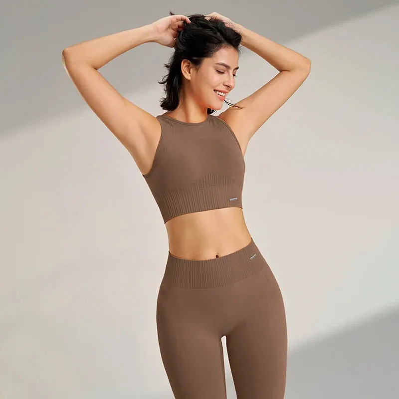 Set Leggings Fitness Exercise Clothing
