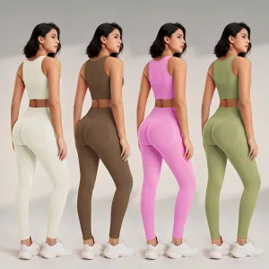 Set Leggings Fitness Exercise Clothing