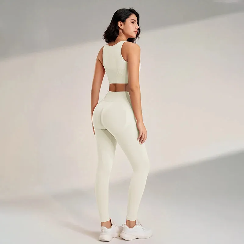 Set Leggings Fitness Exercise Clothing