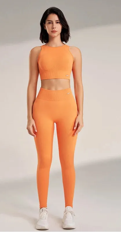 Set Leggings Fitness Exercise Clothing