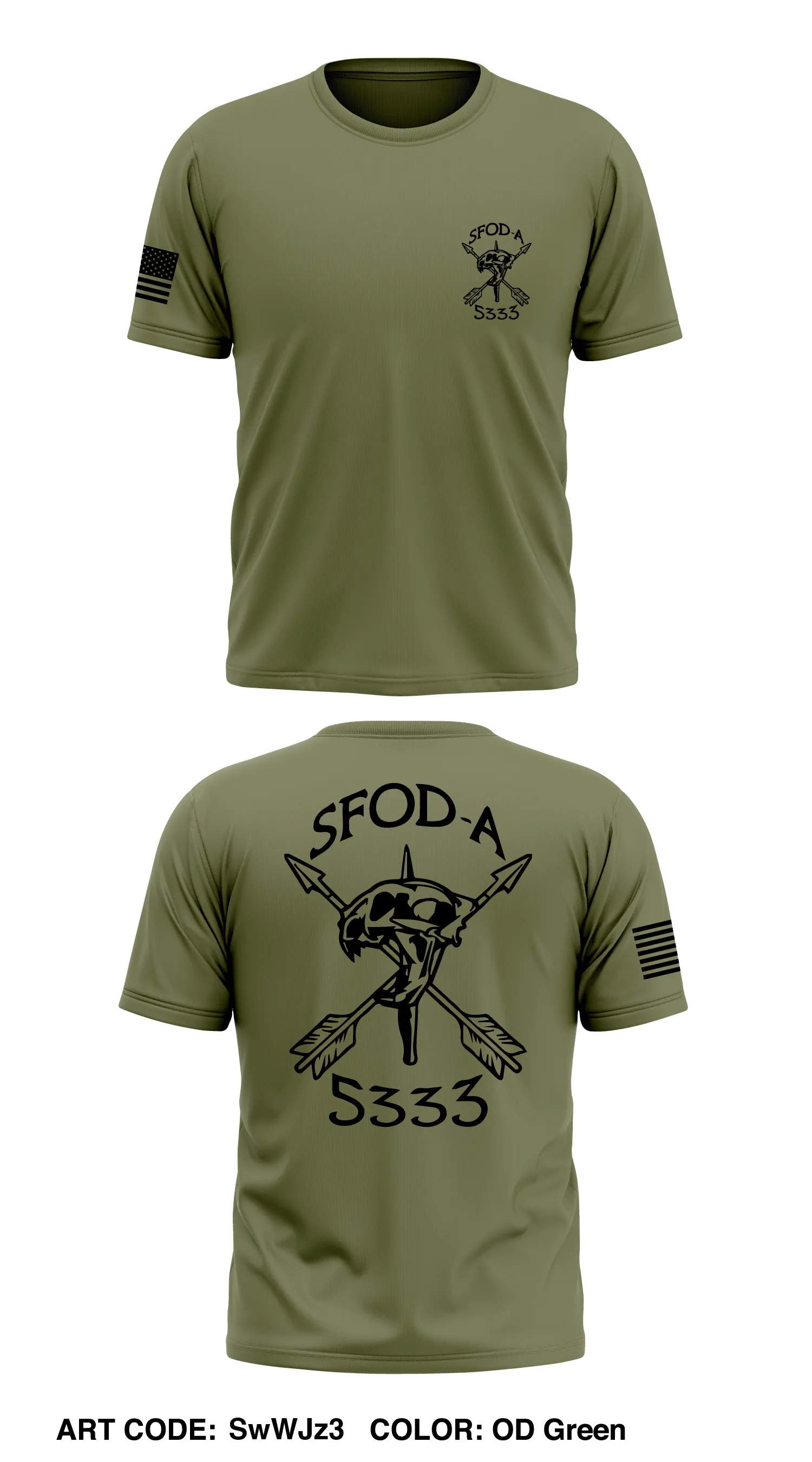 SFOD-A 5333 Store 1 Core Men's SS Performance Tee - SwWJz3