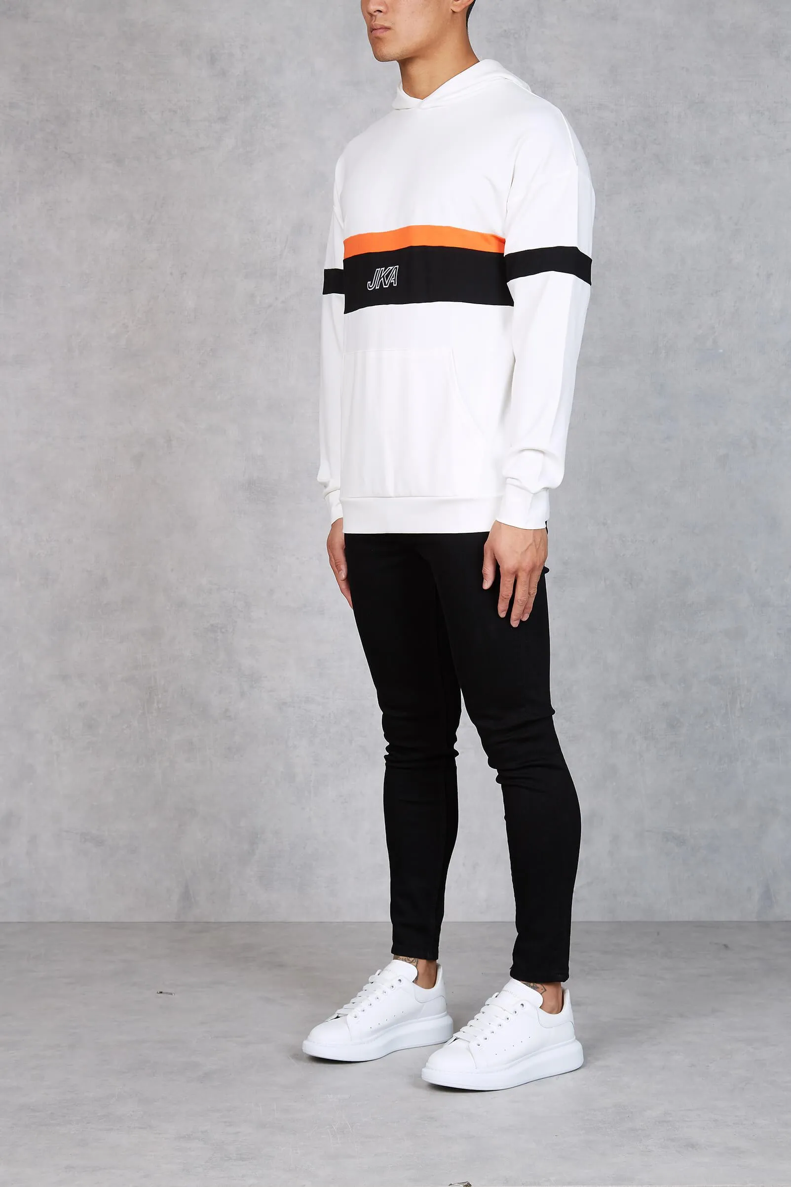 Shakhtar Lightweight Block Hoodie - Off White