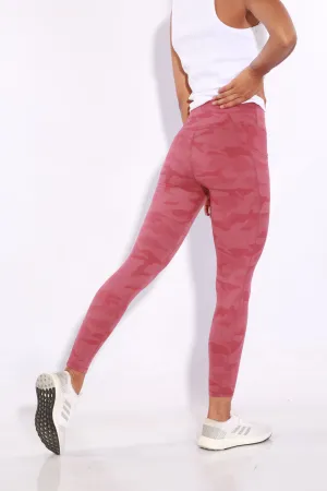 Shapewear TNG Staple leggings -raspberry rose camo