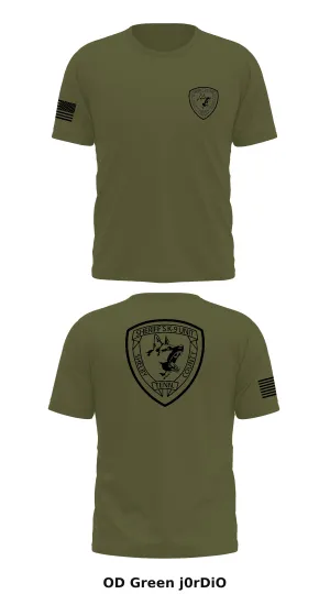 Shelby County Sheriff’s K-9 Unit Core Men's SS Performance Tee - j0rDiO