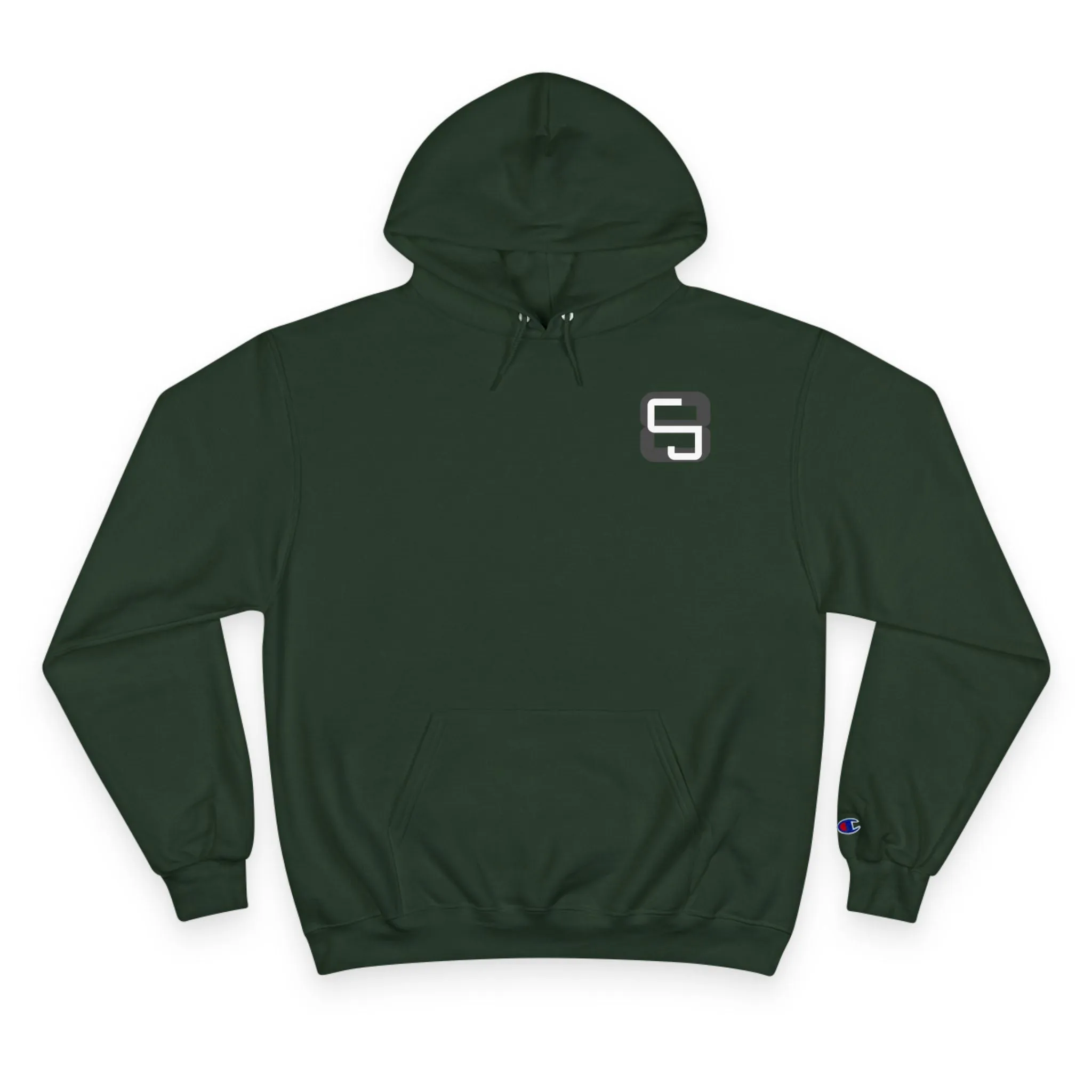 Simple CJ8 Logo - Champion Hoodie - CJ8