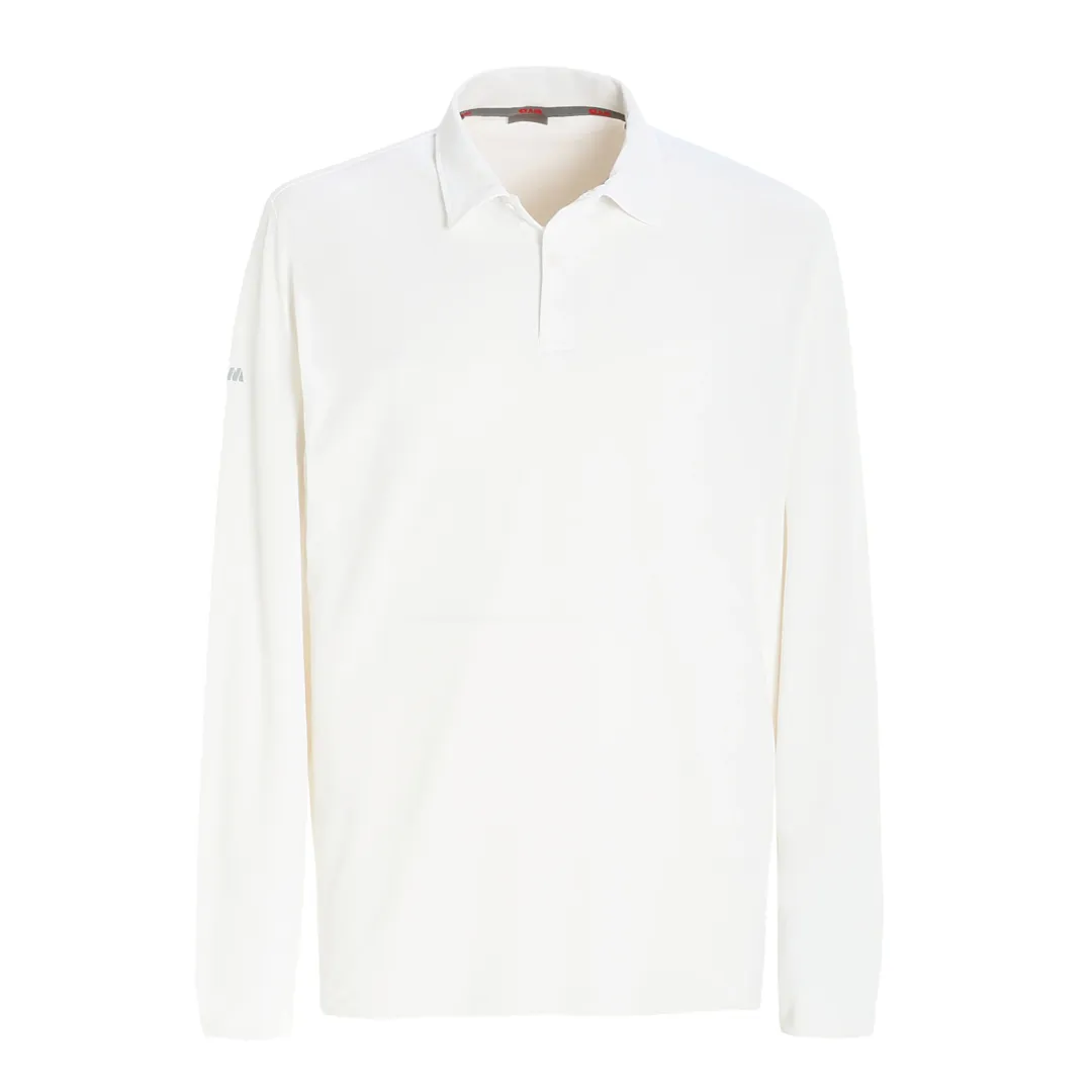 Slam Active LS Techno Pique Polo White