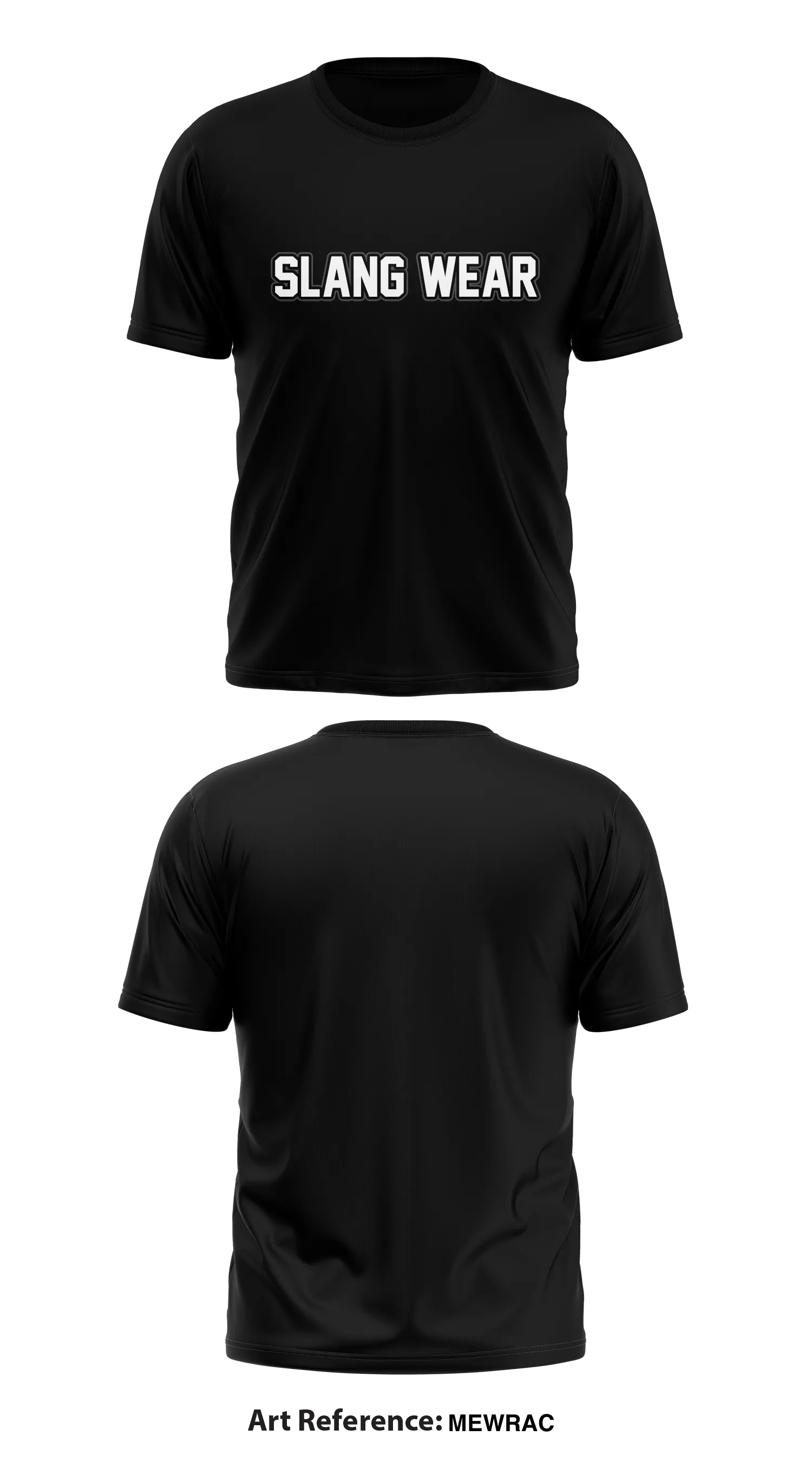 Slang Wear Store 1 Core Men's SS Performance Tee - MEwRaC