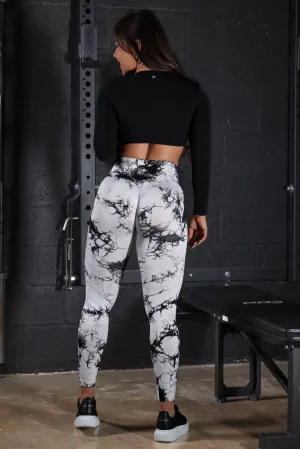 Smash Leggings Black and White