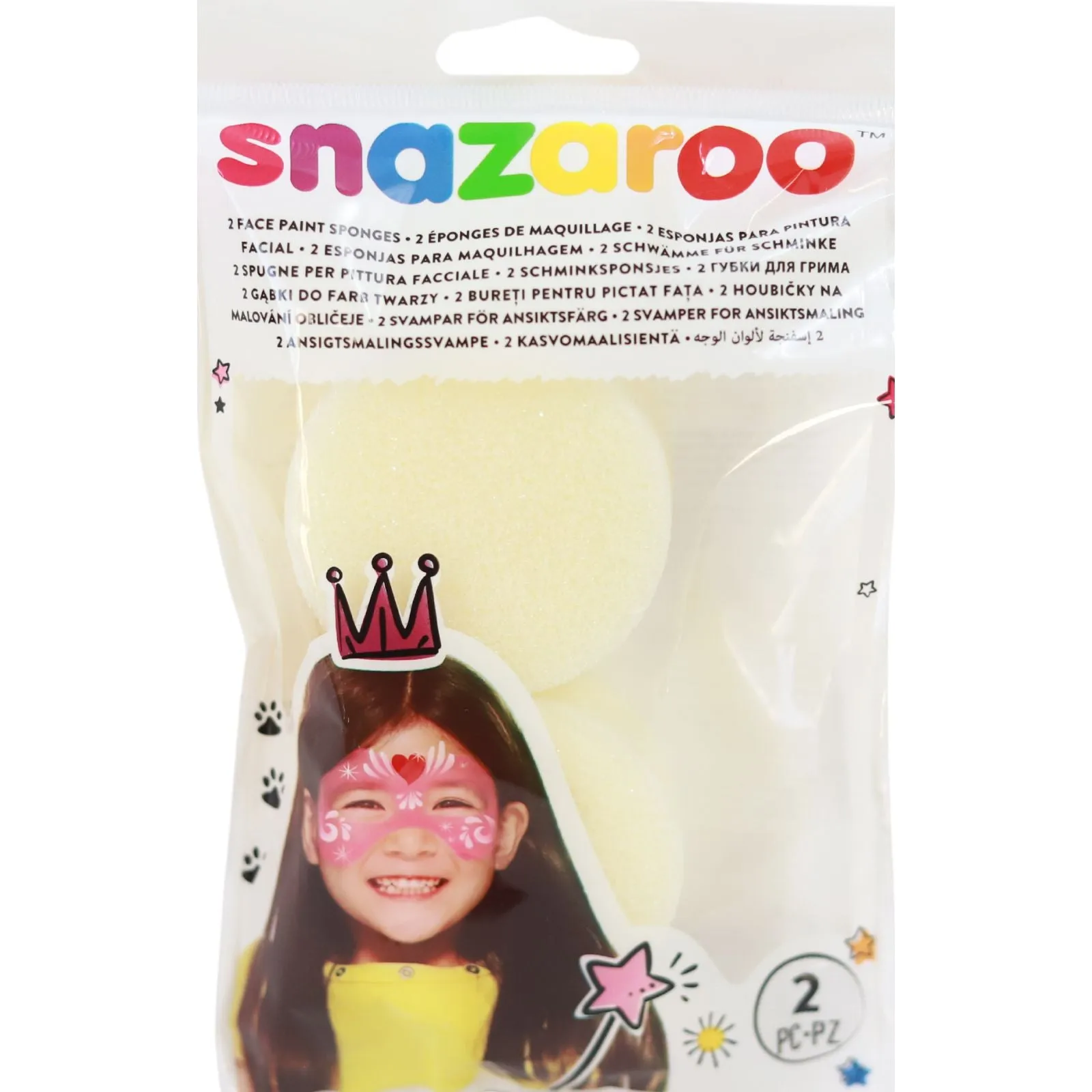 Snazaroo - Hi Density Sponge 2 Pack