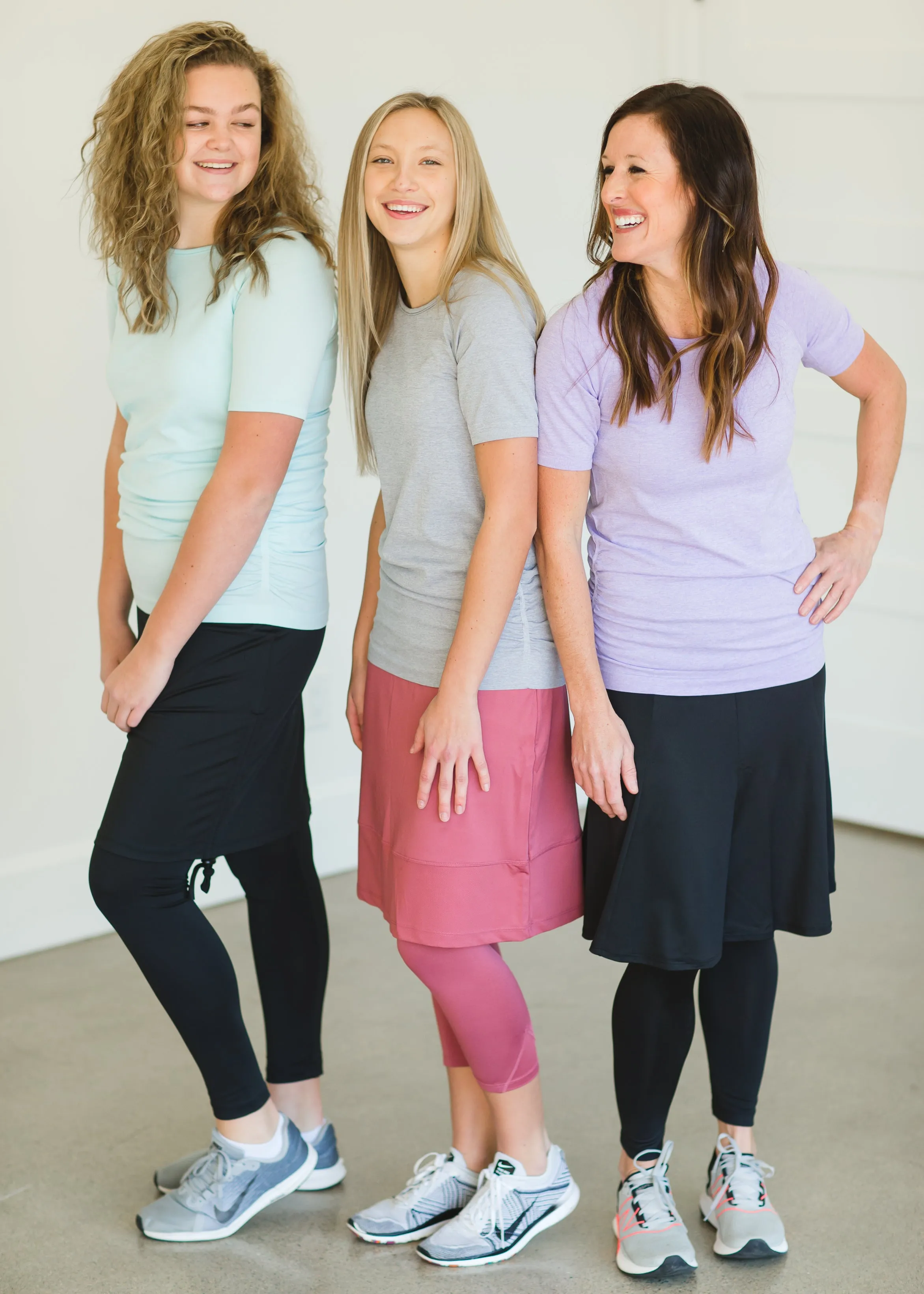 Snoga Rose Mesh Athletic Skirt - FINAL SALE