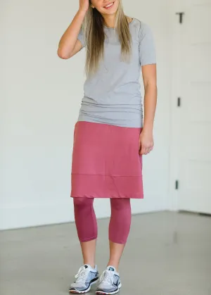 Snoga Rose Mesh Athletic Skirt - FINAL SALE