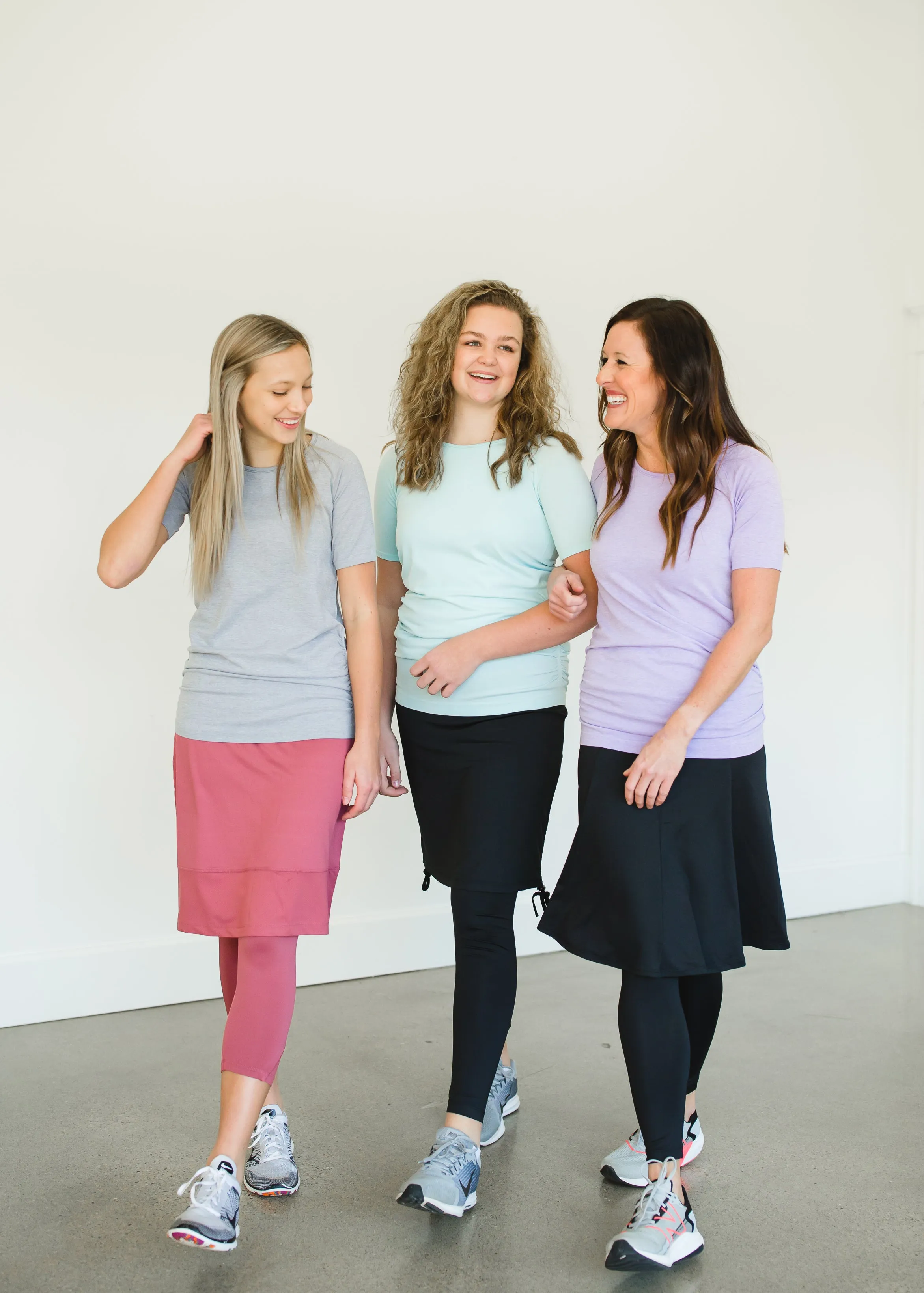 Snoga Rose Mesh Athletic Skirt - FINAL SALE