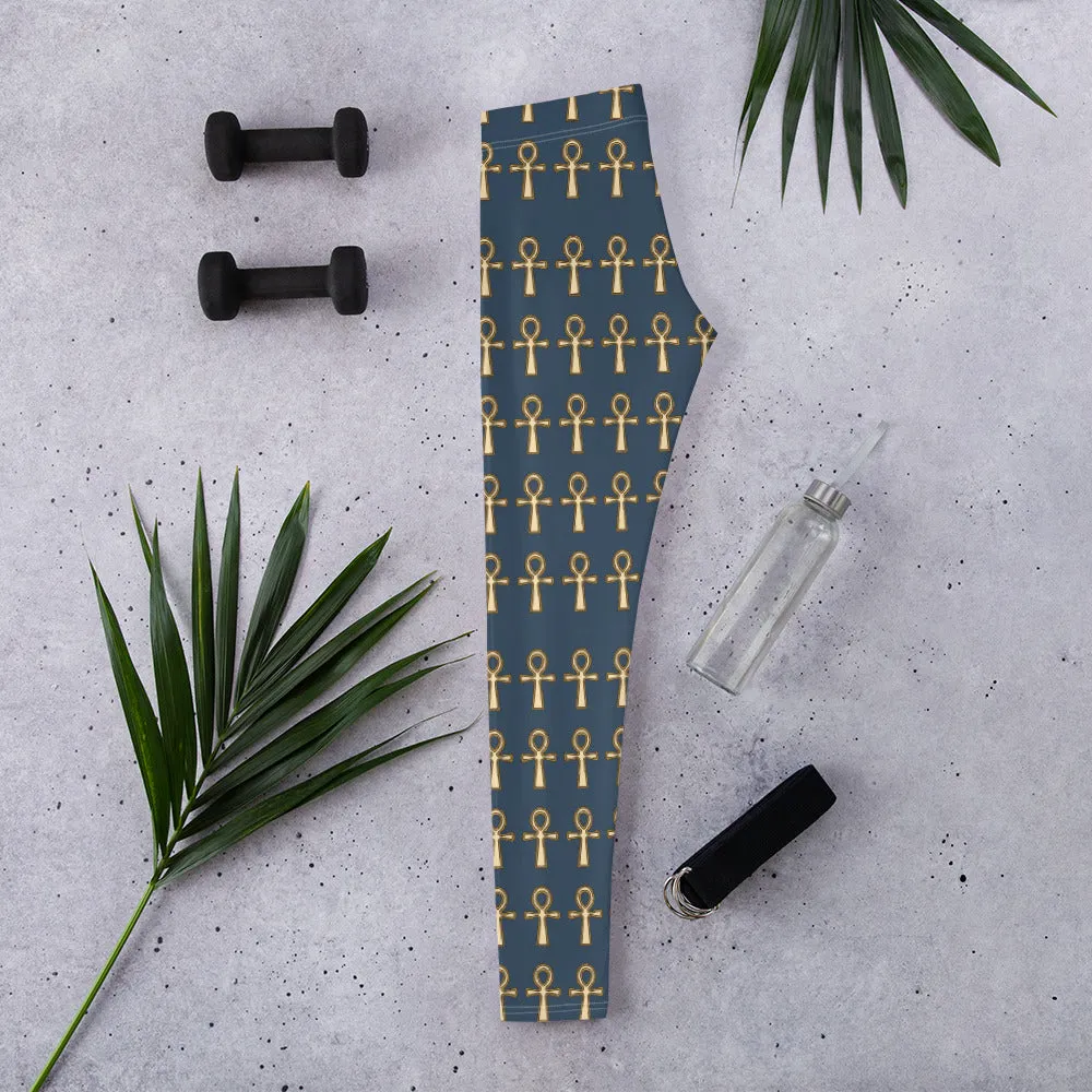 Soft and Durable Workout Leggings with Unique Design