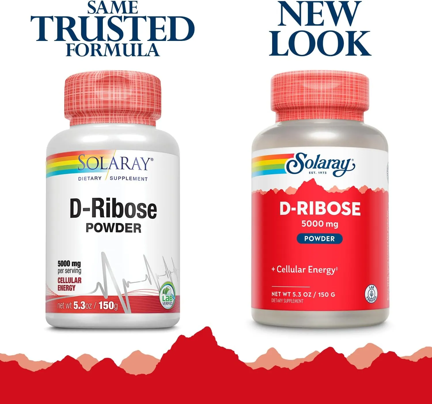 Solaray D-Ribose Powder 5000 mg | Healthy Cardiac and Cellular Energy (ATP) Production Support | 30 Servings | 150 Grams