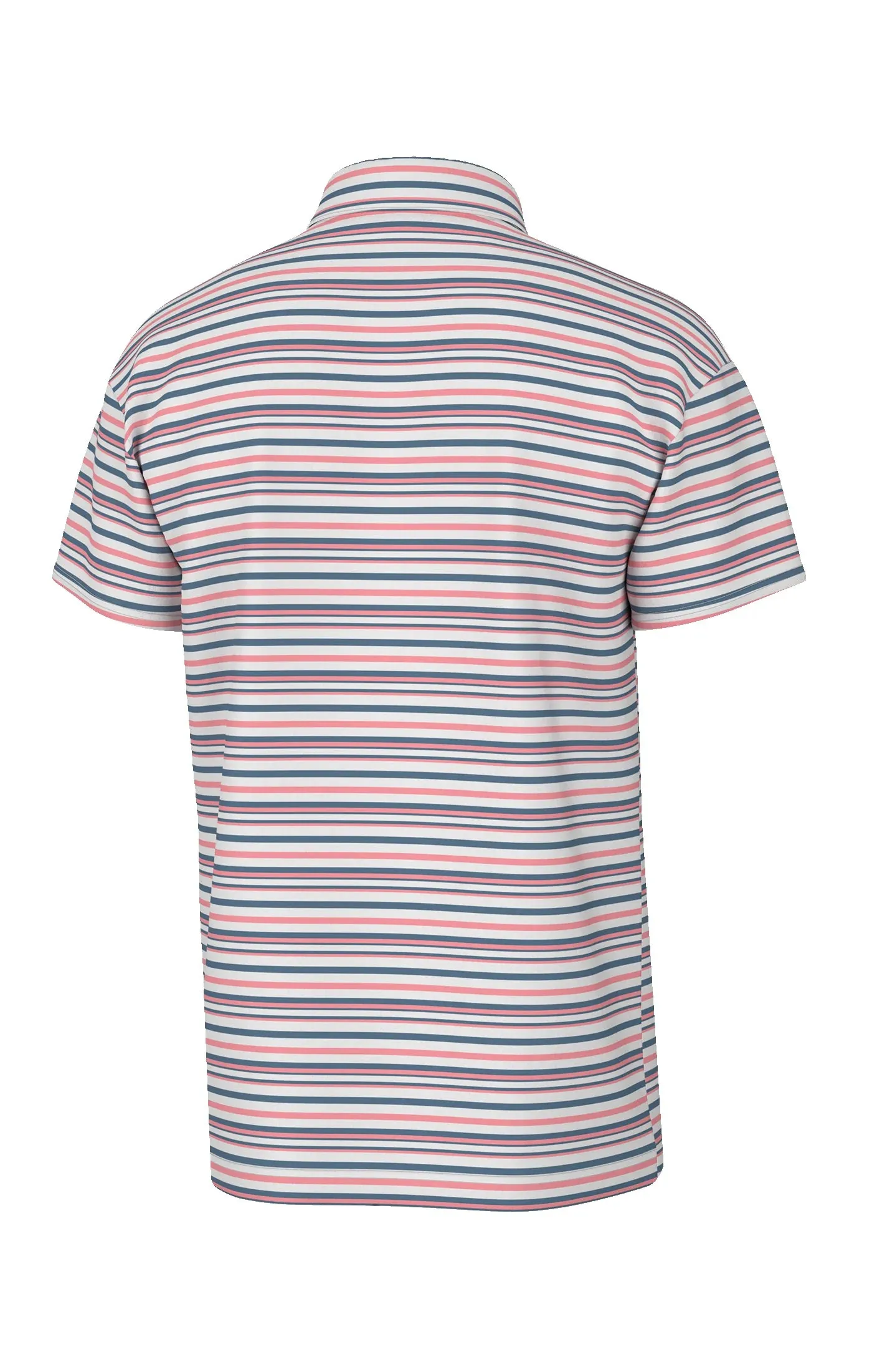 Southern Point Valley Striped Polo Blue