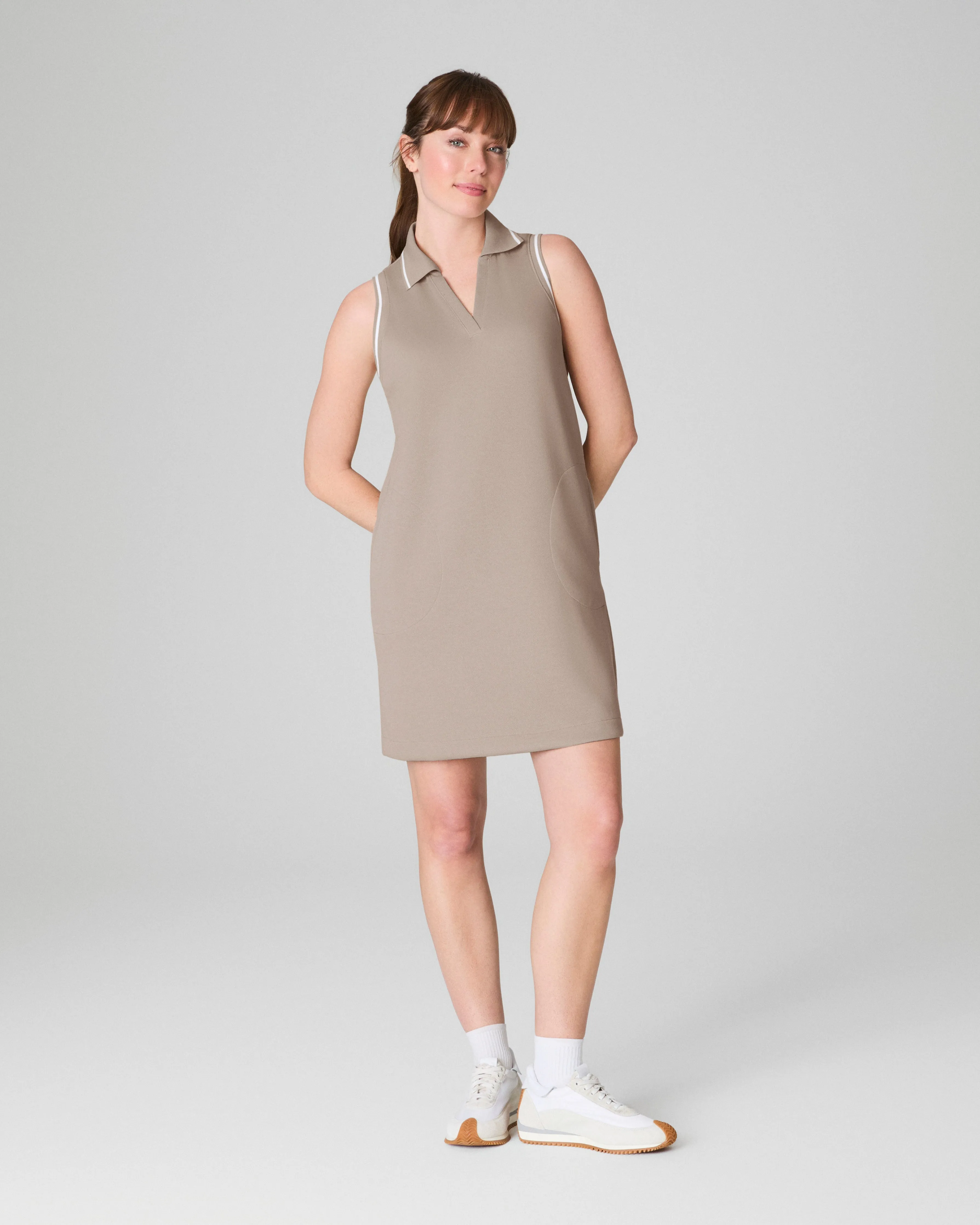 SPANX® AirEssentials Pique Polo Tank Dress