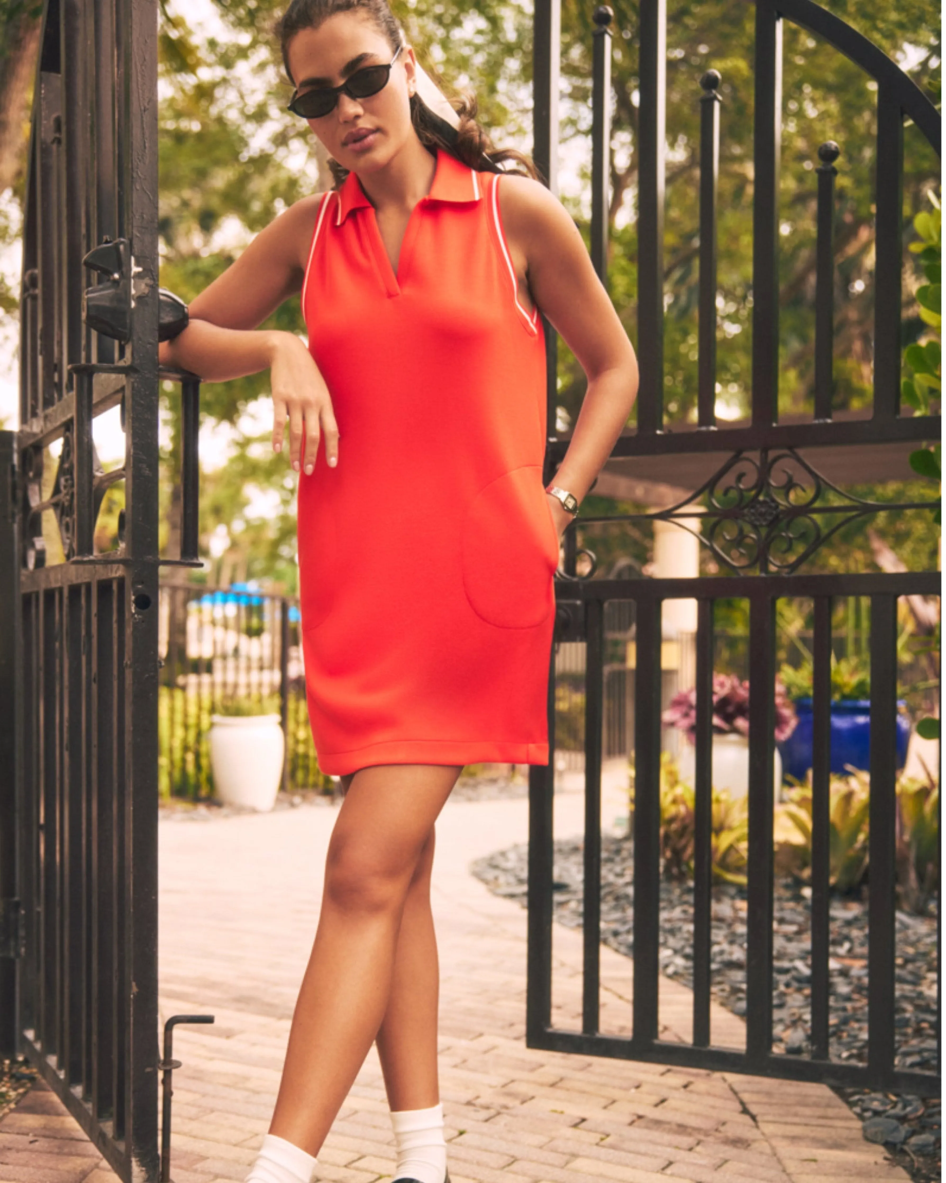 SPANX® AirEssentials Pique Polo Tank Dress