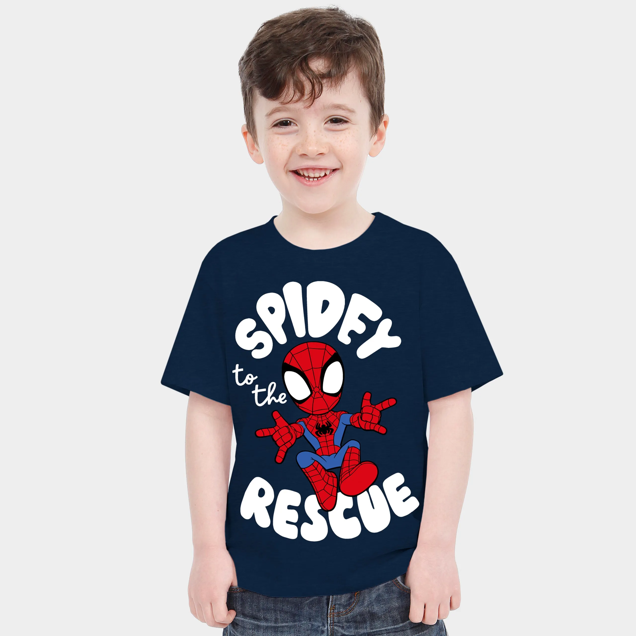 Spidey and His Amazing Friends T-shirt - Navy