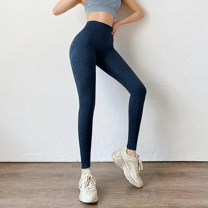 Sport Woman High Waist Leggings Butt Push Up Fitness Running Gym Bright Colors Leggings For Your Girlfriend