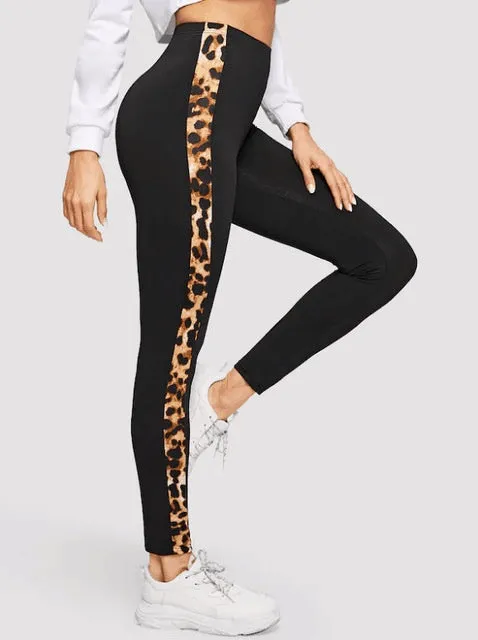 Spring and summer sports stretch leggings trendy