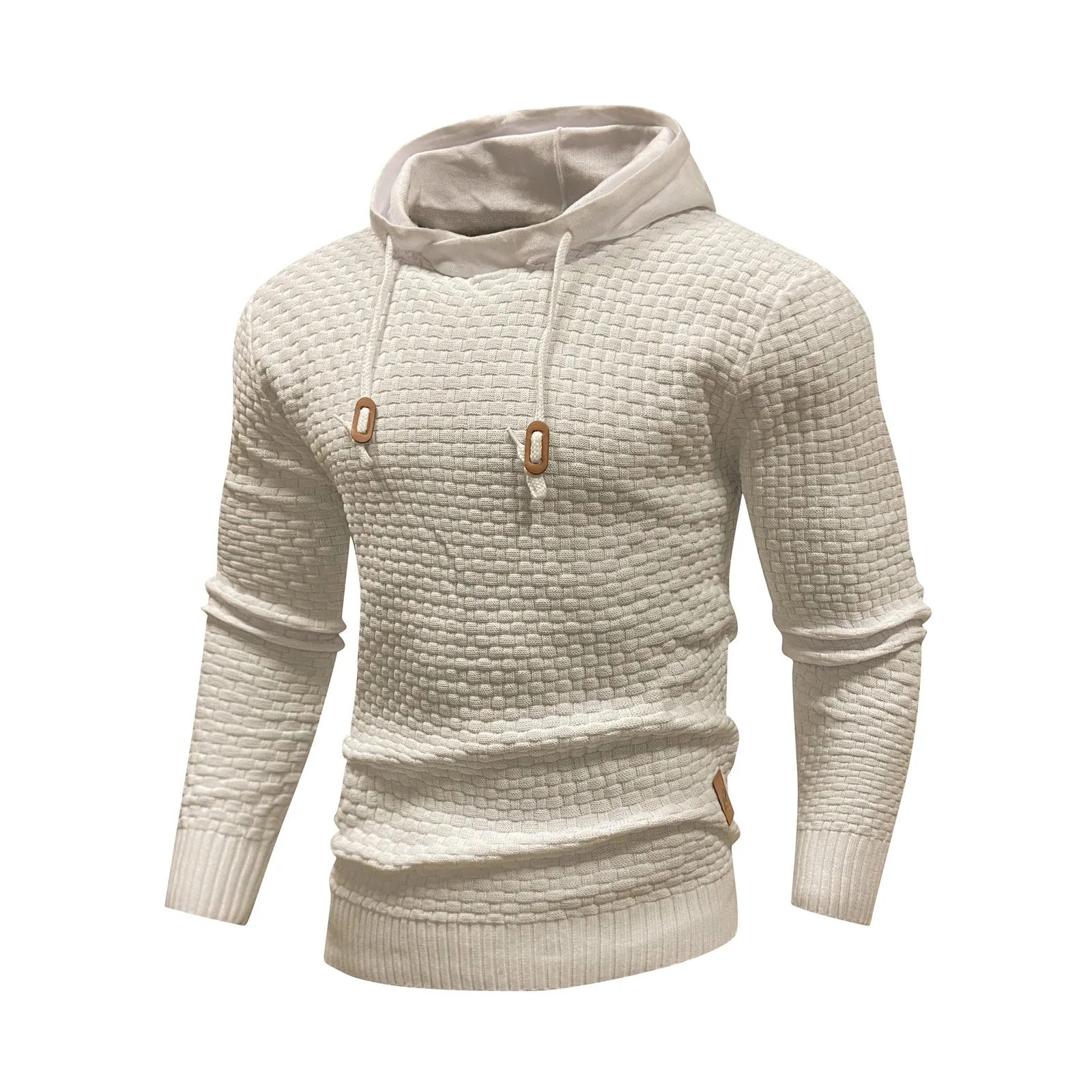Square Knit Hoodie