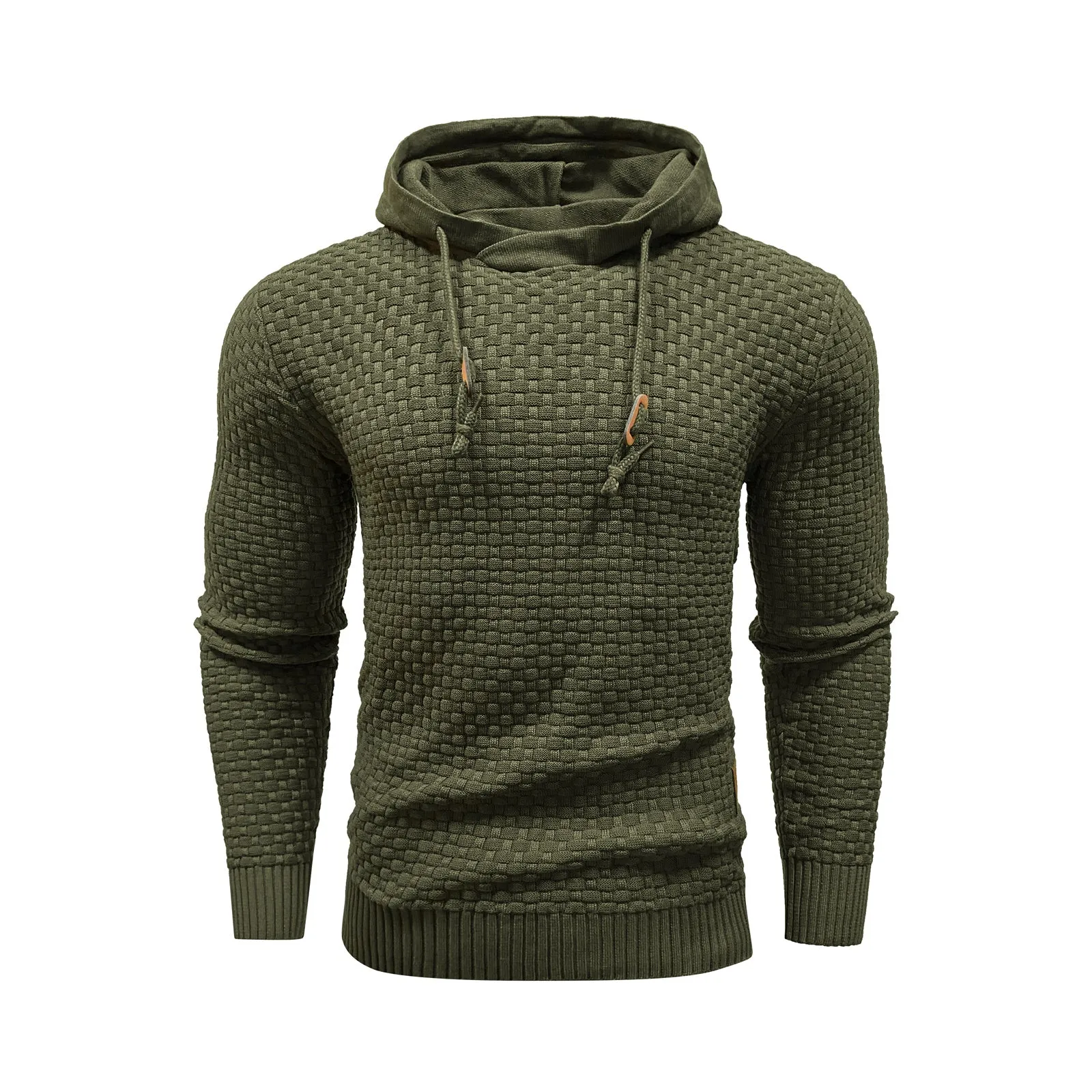Square Knit Hoodie