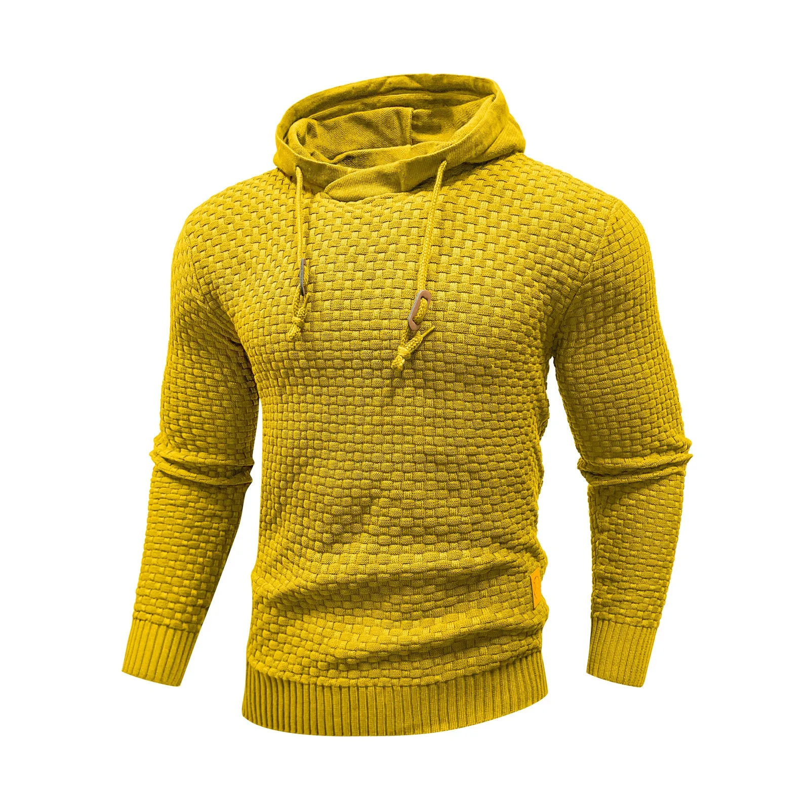 Square Knit Hoodie
