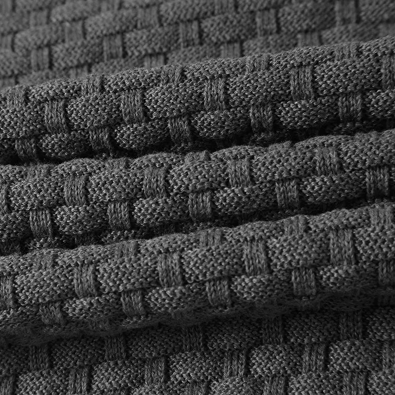 Square Knit Hoodie