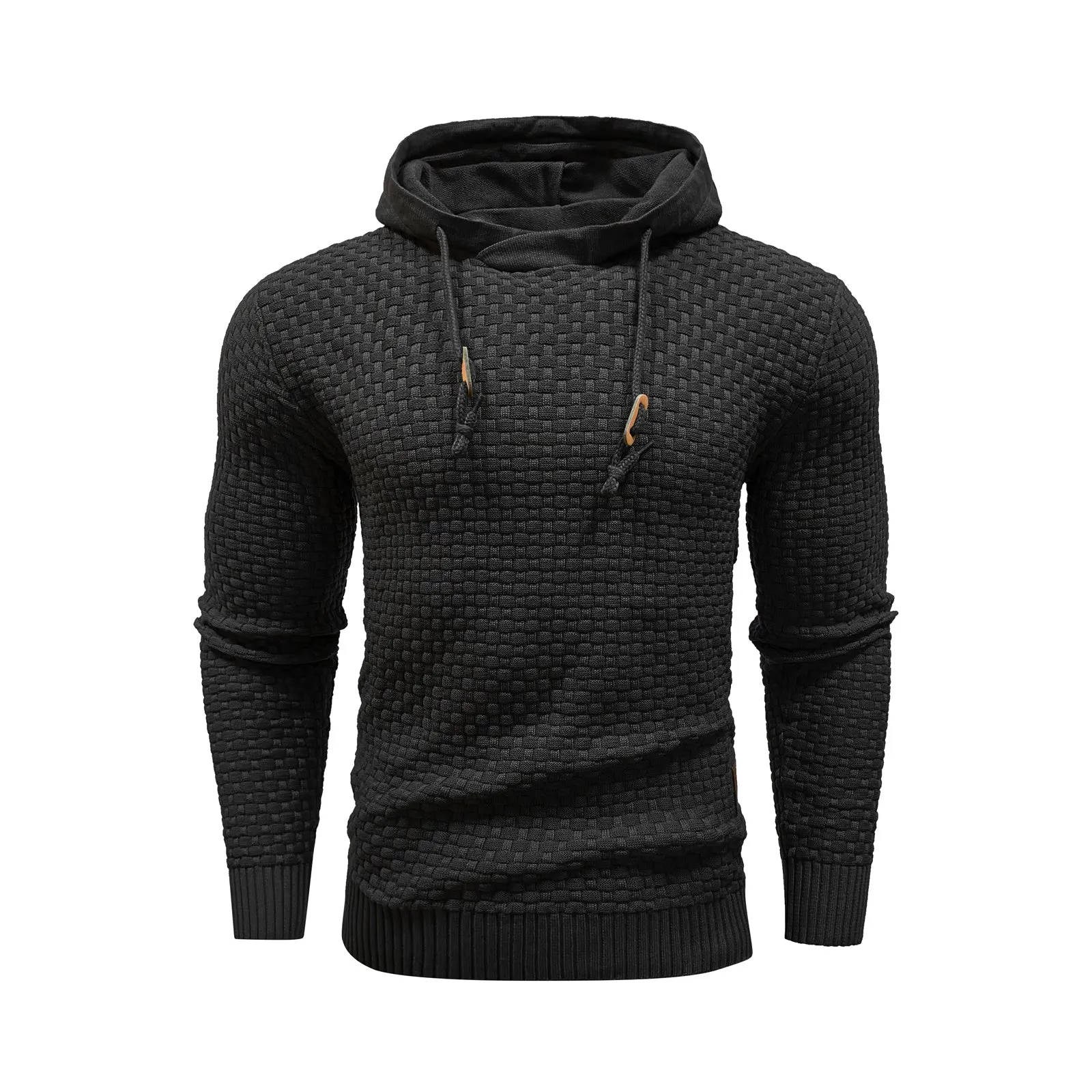 Square Knit Hoodie