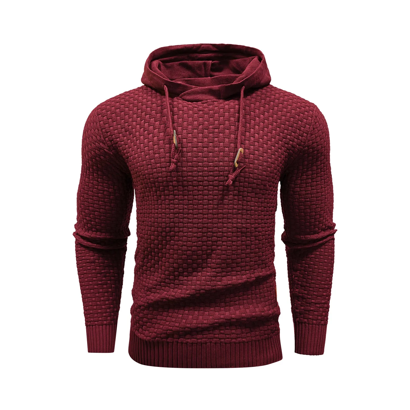 Square Knit Hoodie