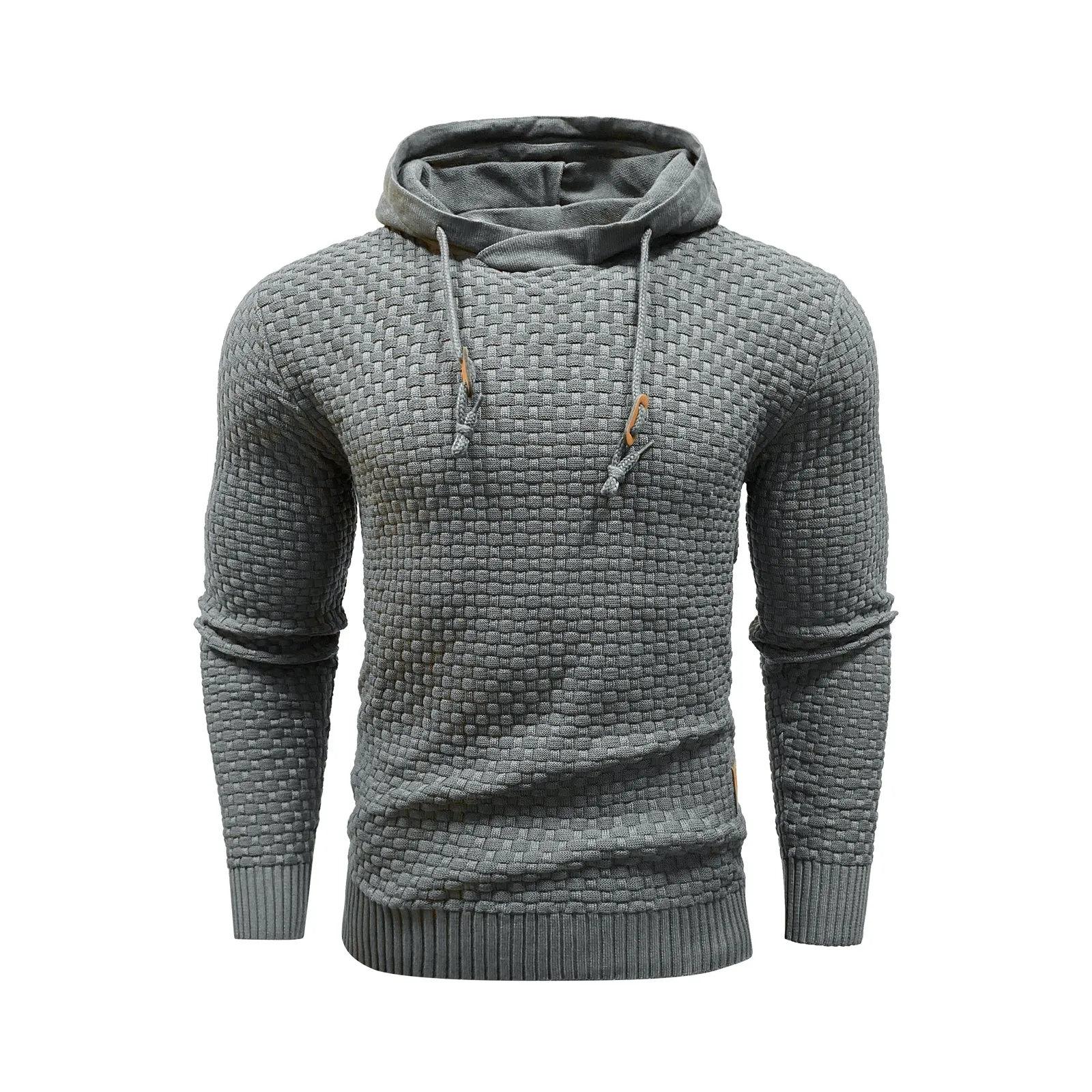 Square Knit Hoodie