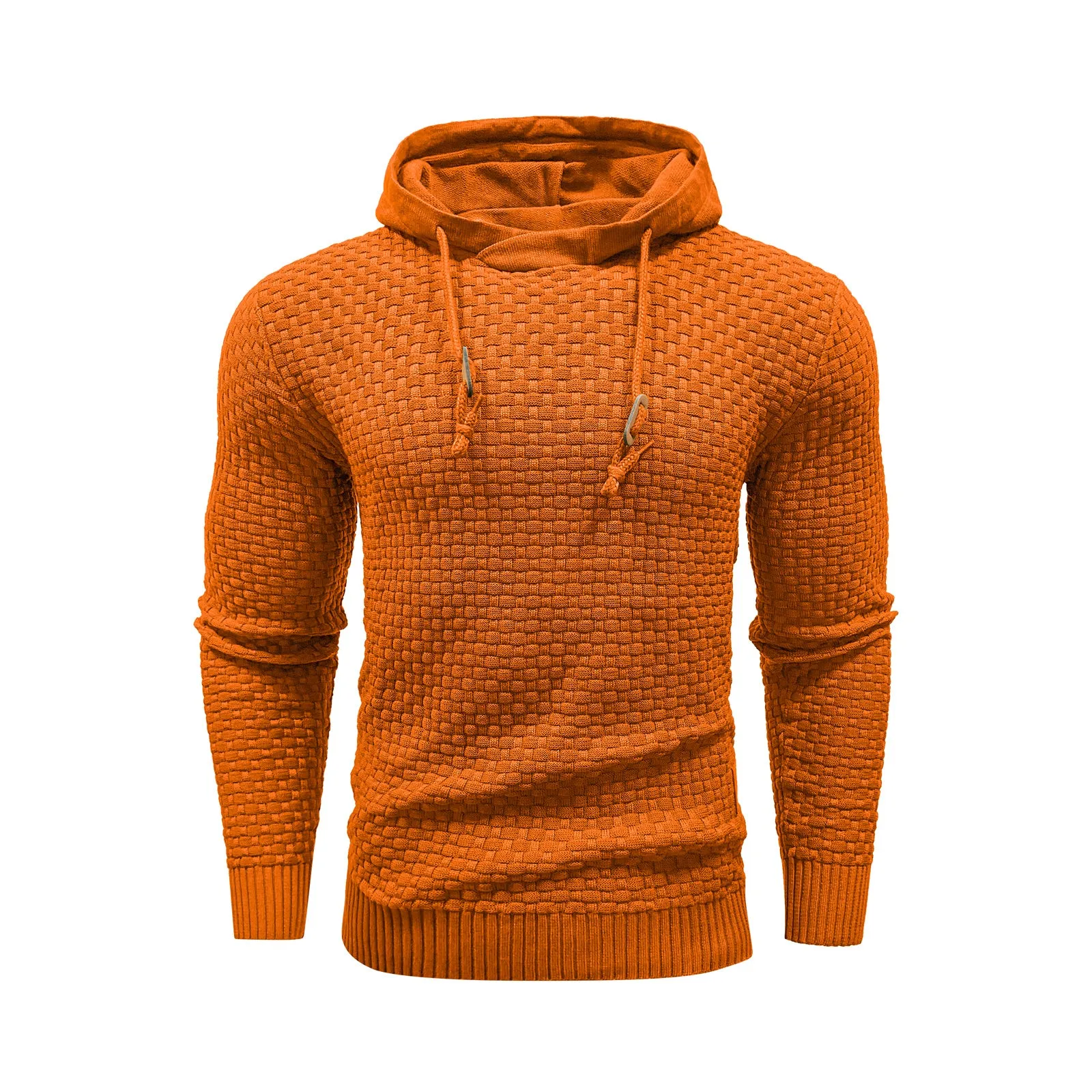 Square Knit Hoodie