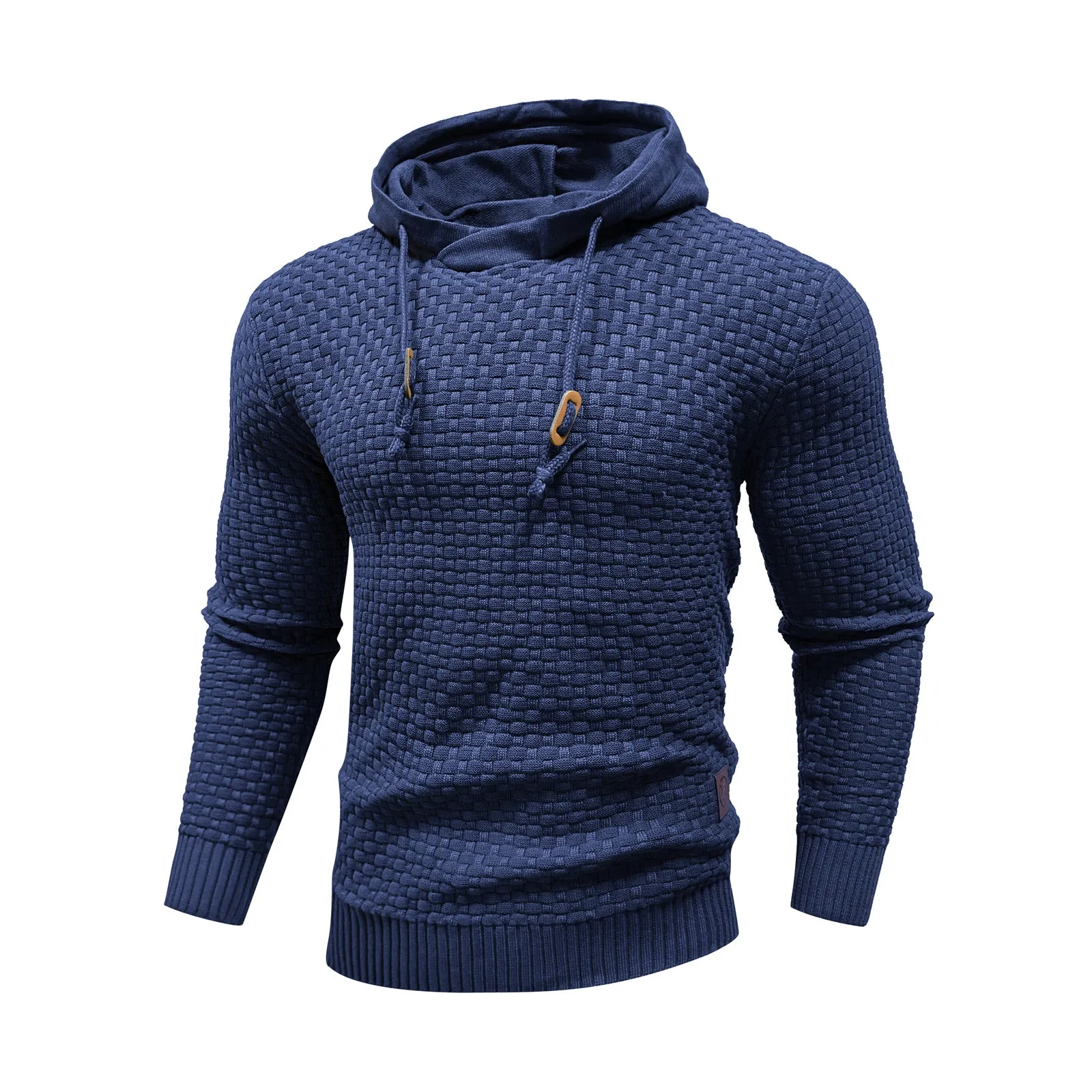 Square Knit Hoodie