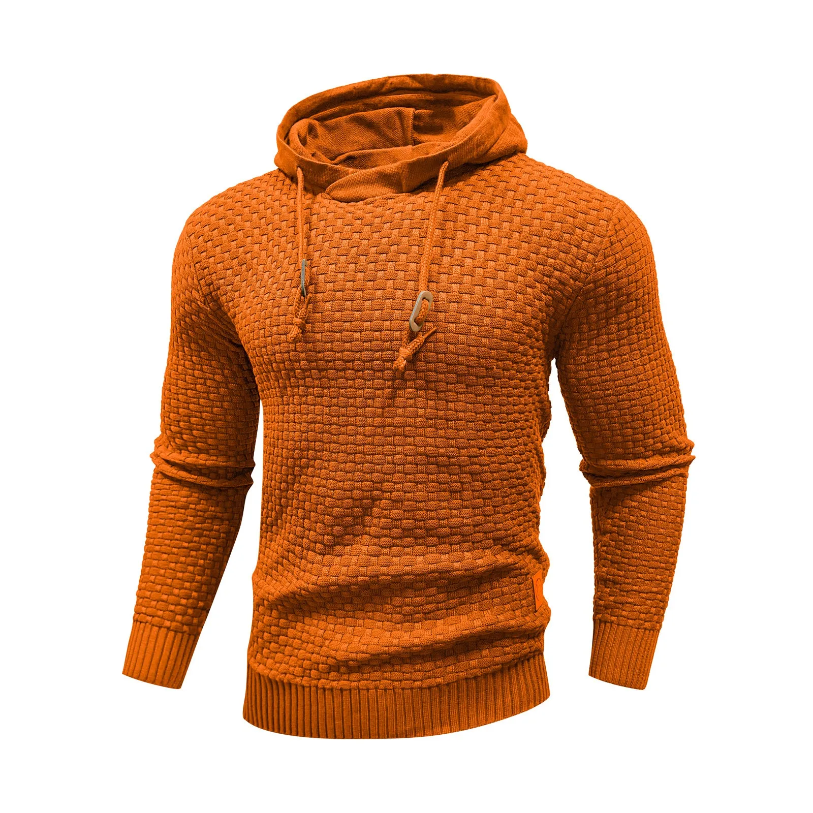Square Knit Hoodie
