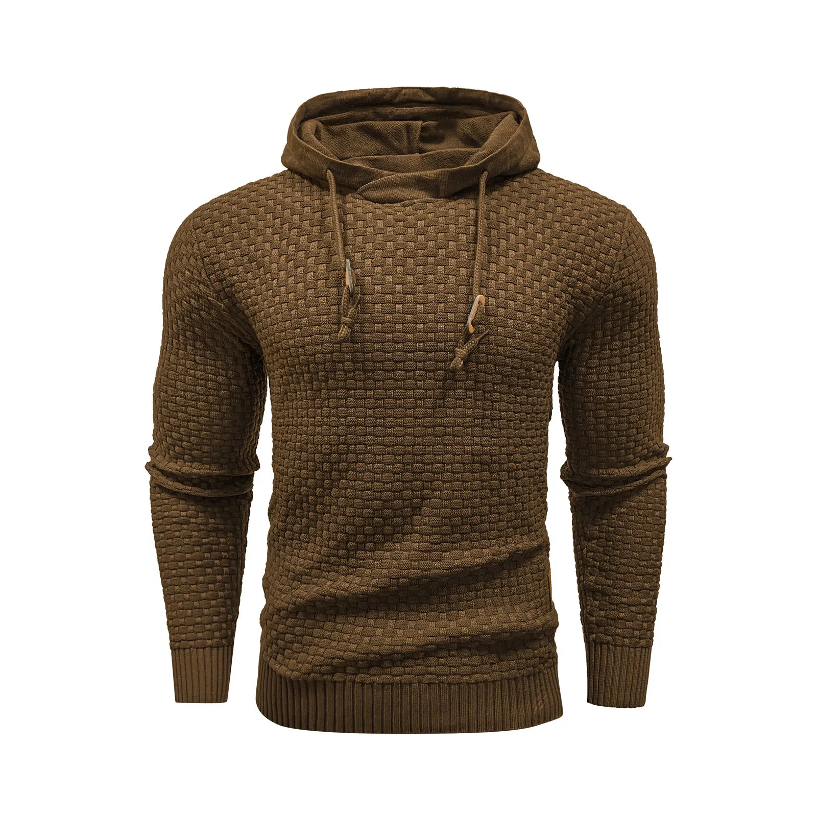 Square Knit Hoodie
