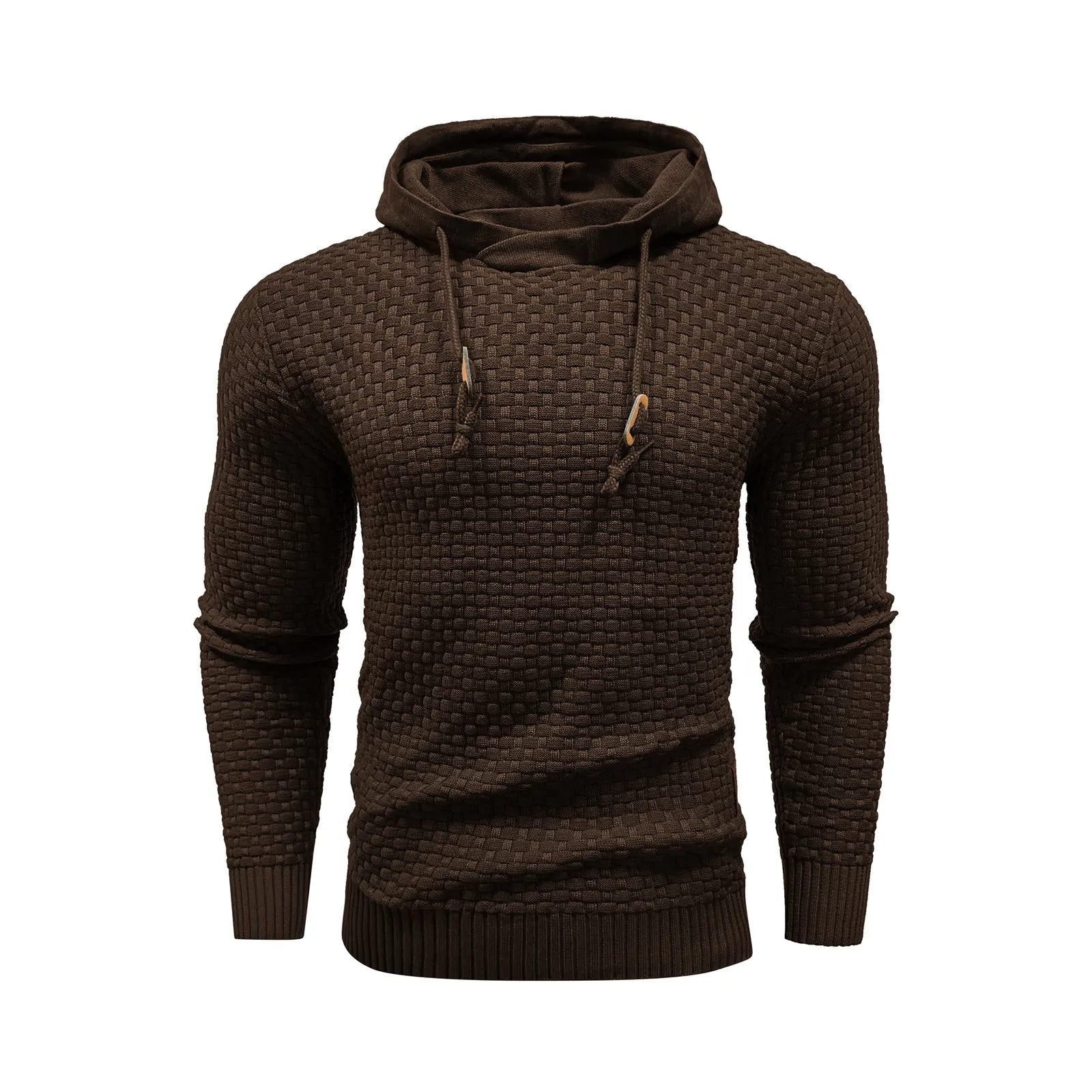Square Knit Hoodie