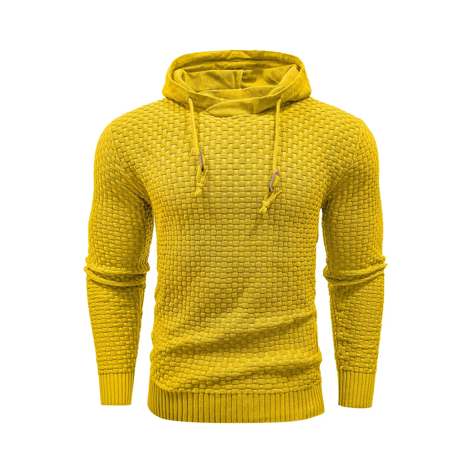 Square Knit Hoodie