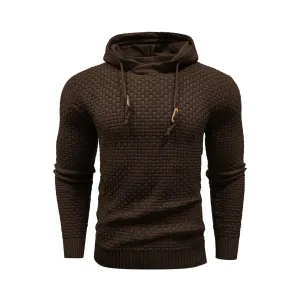 Square Knit Hoodie