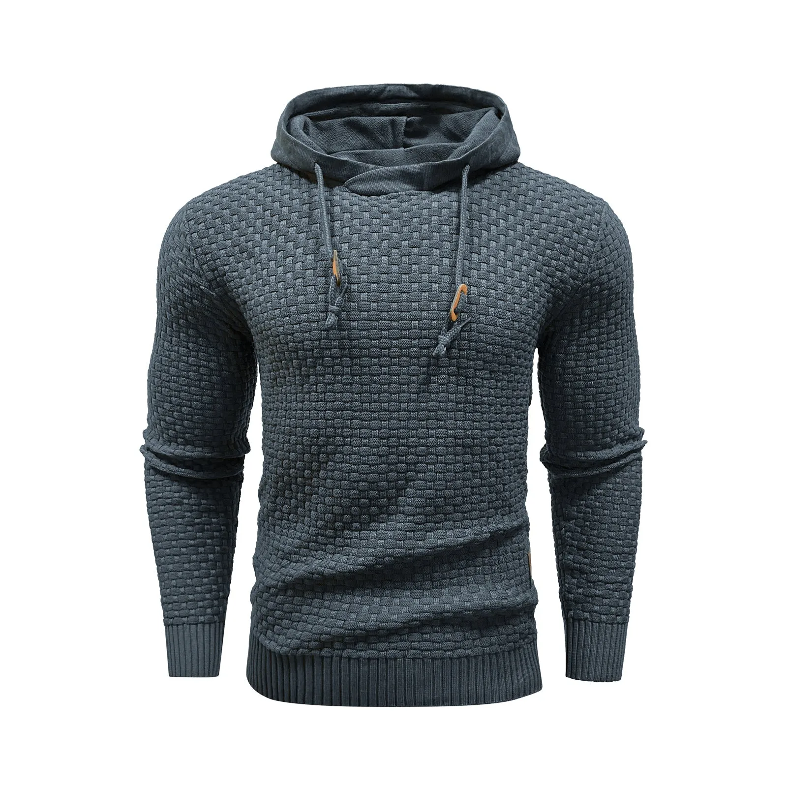Square Knit Hoodie