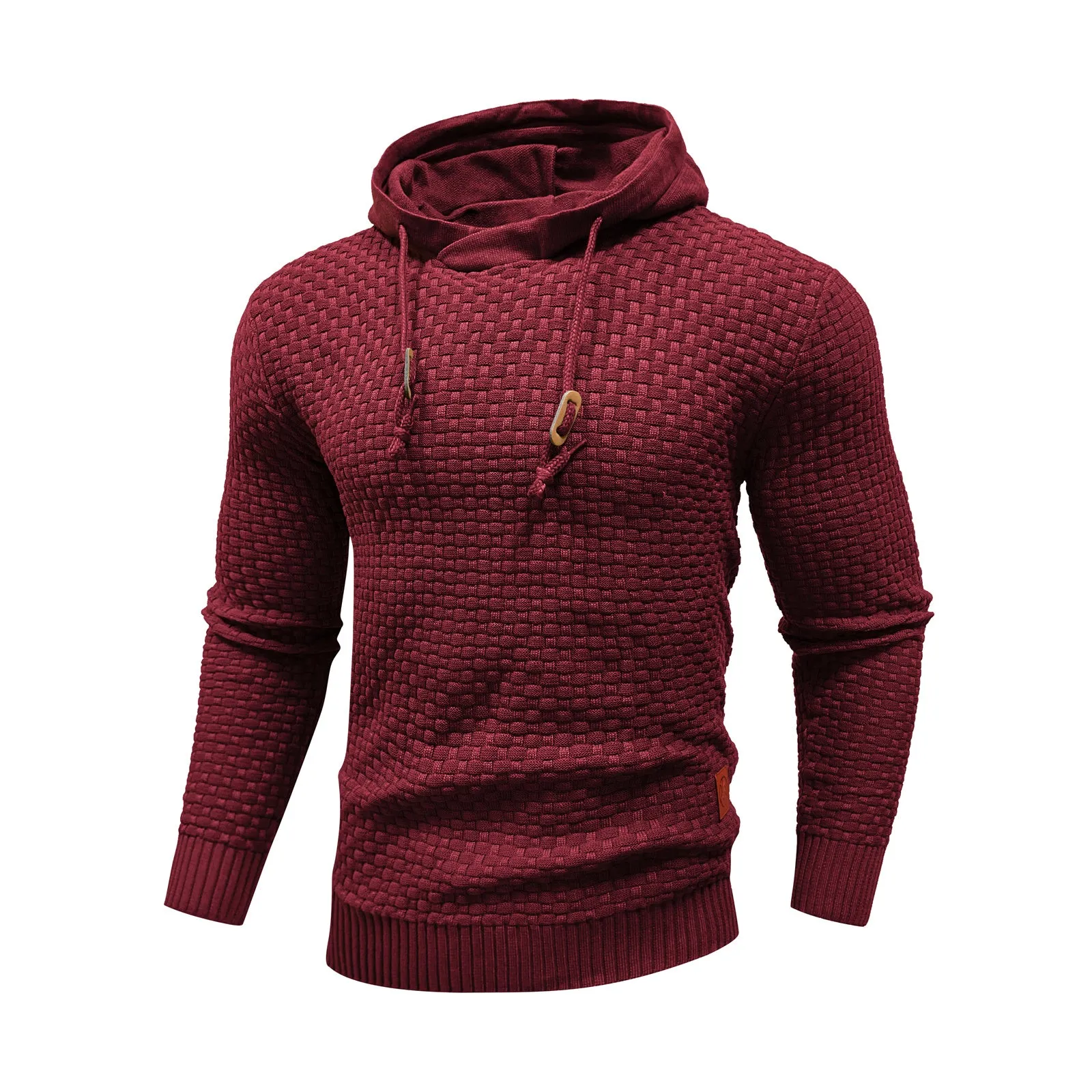 Square Knit Hoodie
