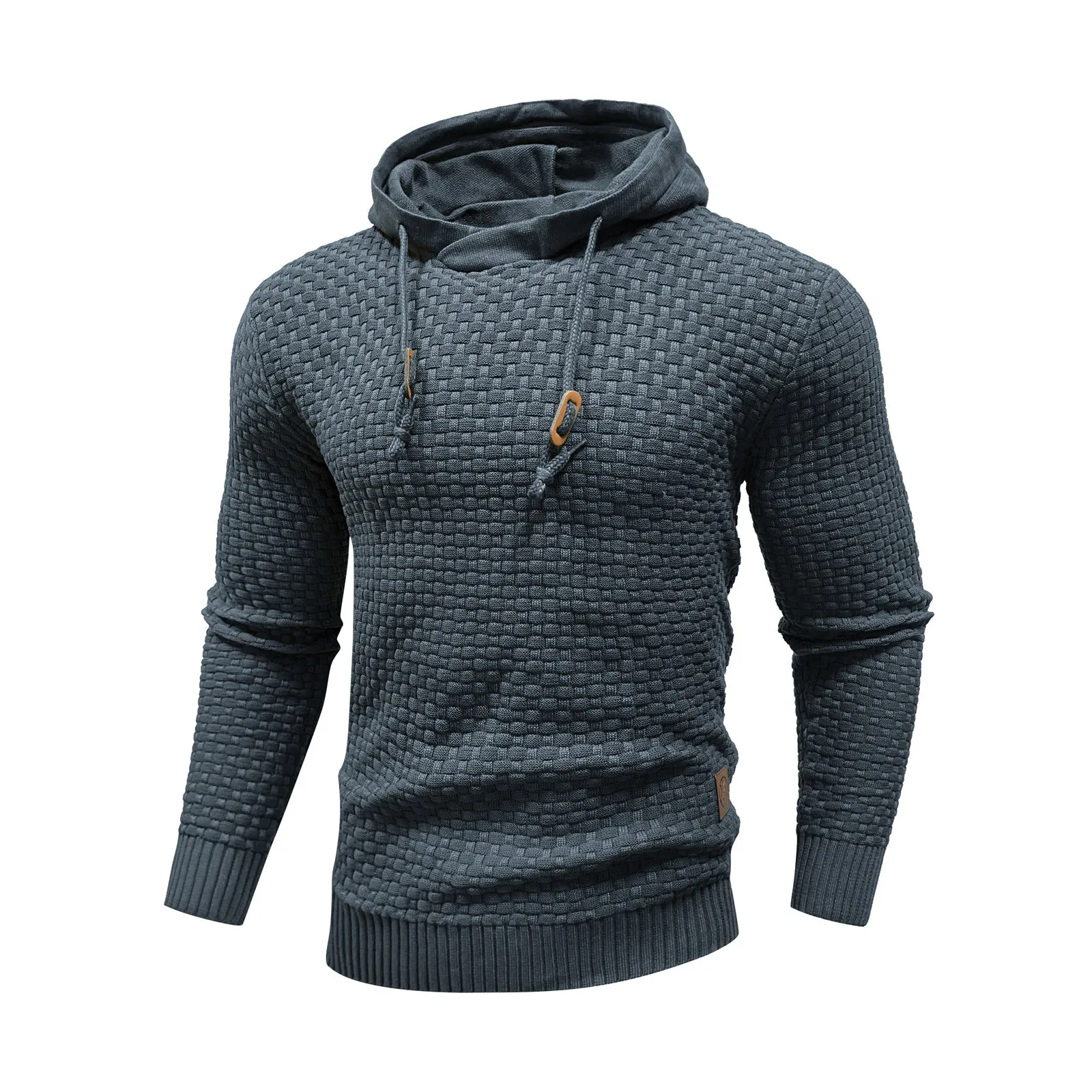 Square Knit Hoodie