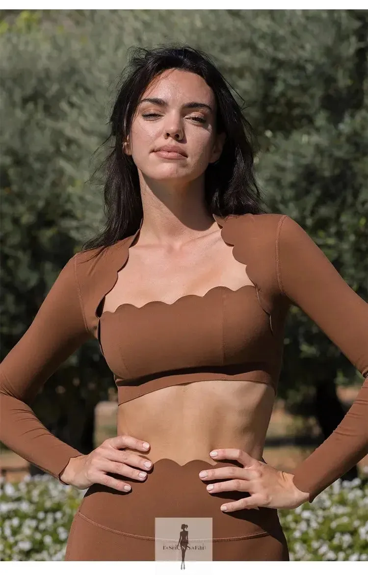 Square Neck Top and High Elastic Leggings