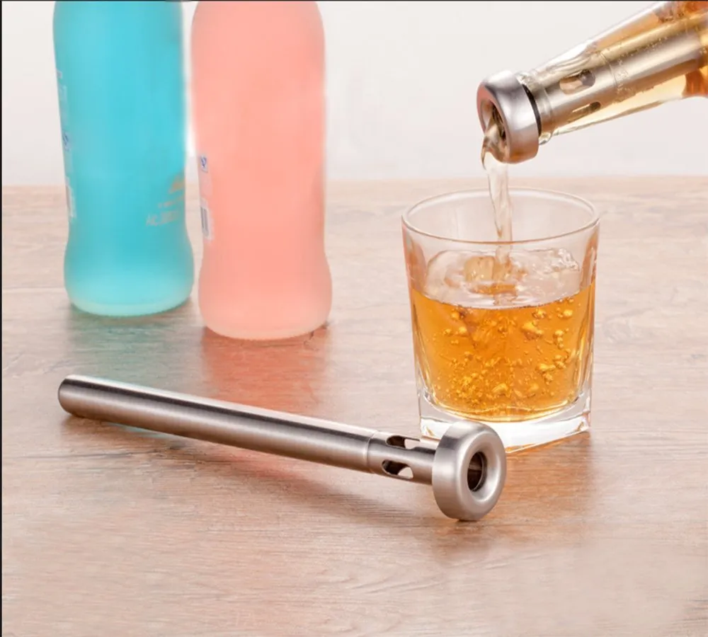 Stainless Steel Cooling Stick For Bottled Drinks - Set of 2
