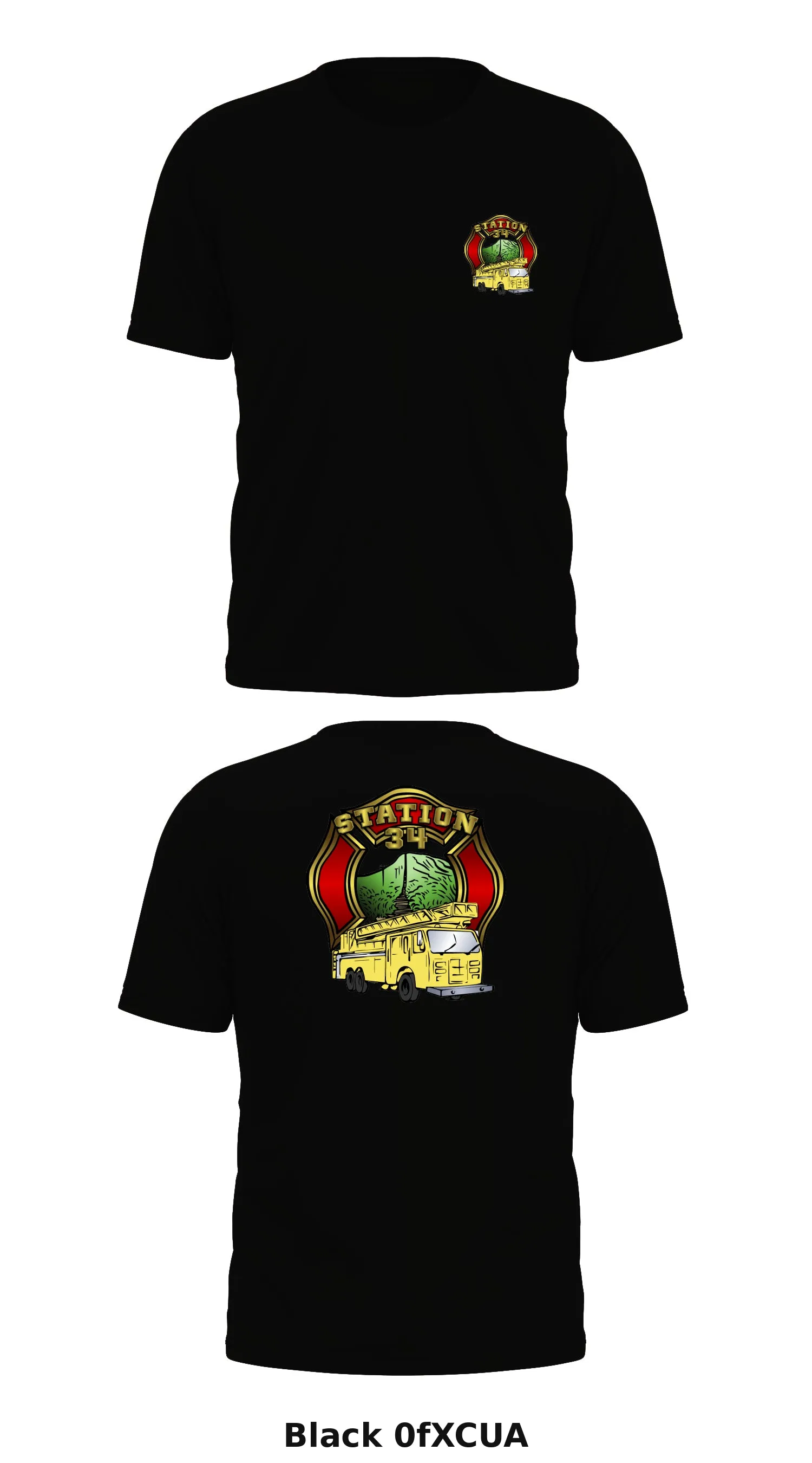 Station 34 Store 1 Core Men's SS Performance Tee - 0fXCUA
