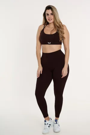 STAY STRONG LYRA BROWN LEGGINGS