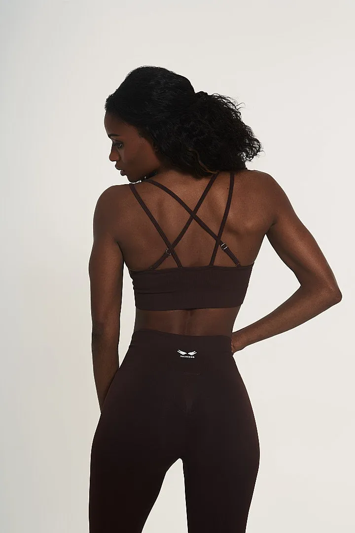 STAY STRONG LYRA BROWN LEGGINGS