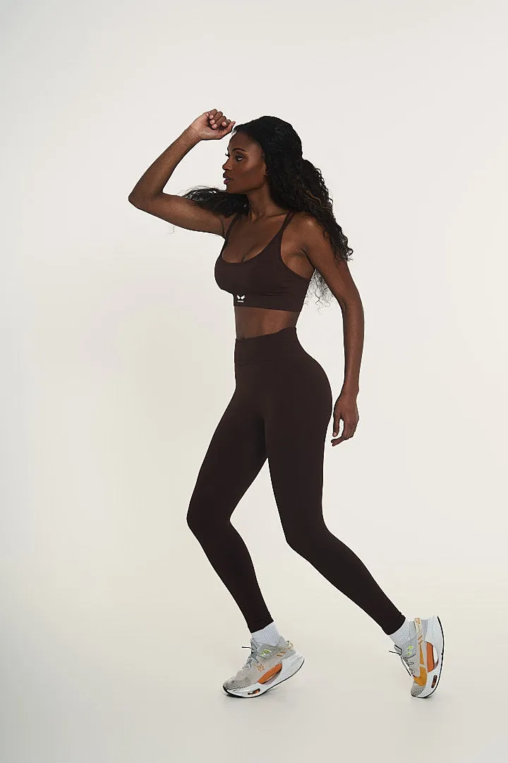 STAY STRONG LYRA BROWN LEGGINGS