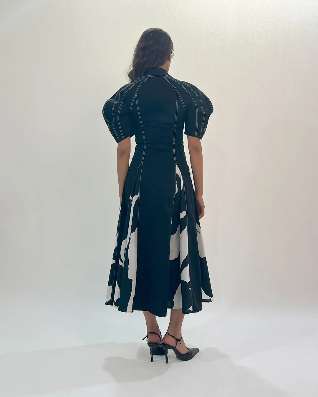 Stream Godet Dress